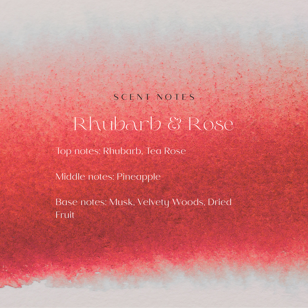 Rhubarb and Rose Wax Melt