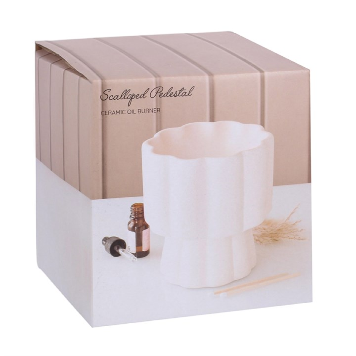 Scalloped Pedestal Wax Melt Warmer