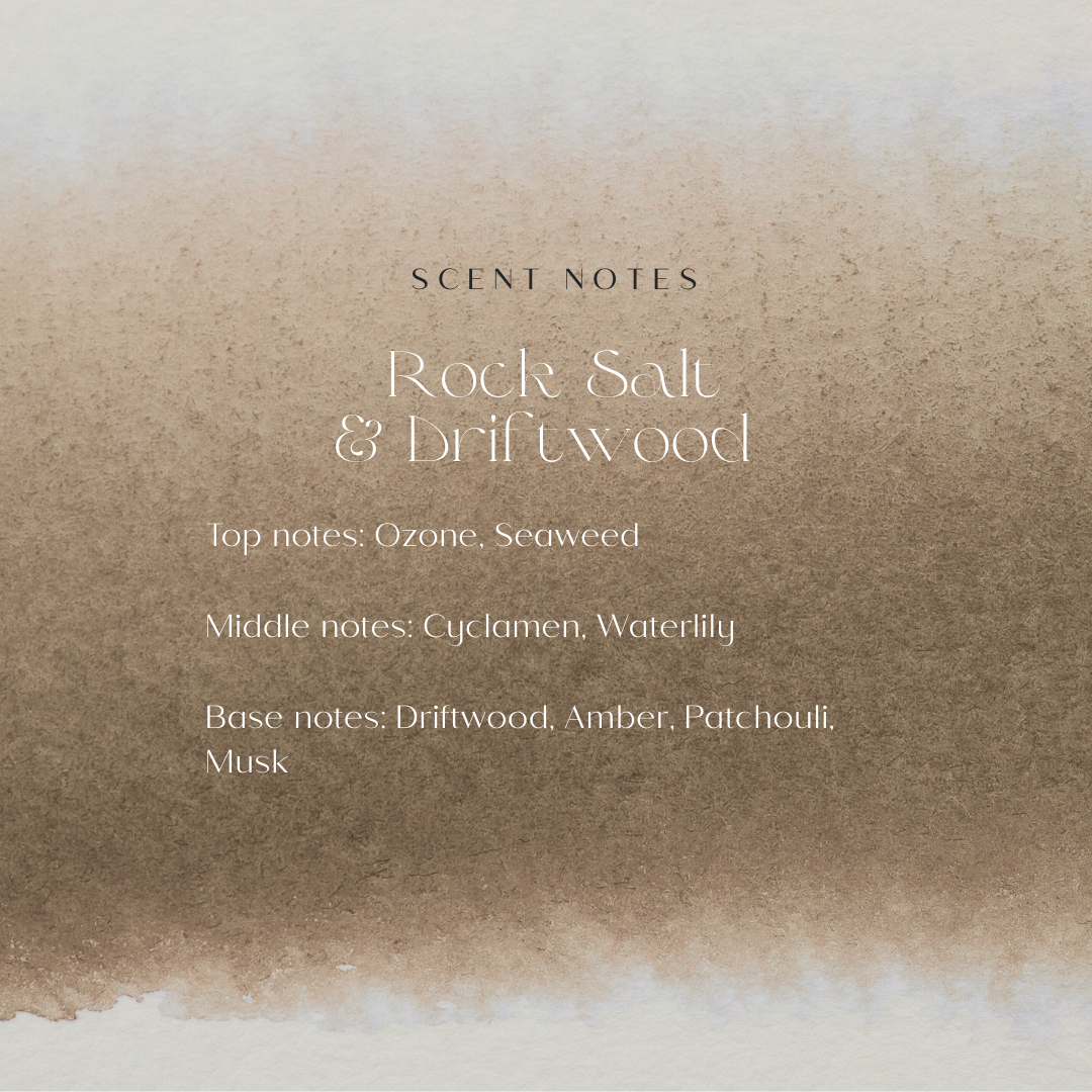 Rock Salt and Driftwood Wax Melt