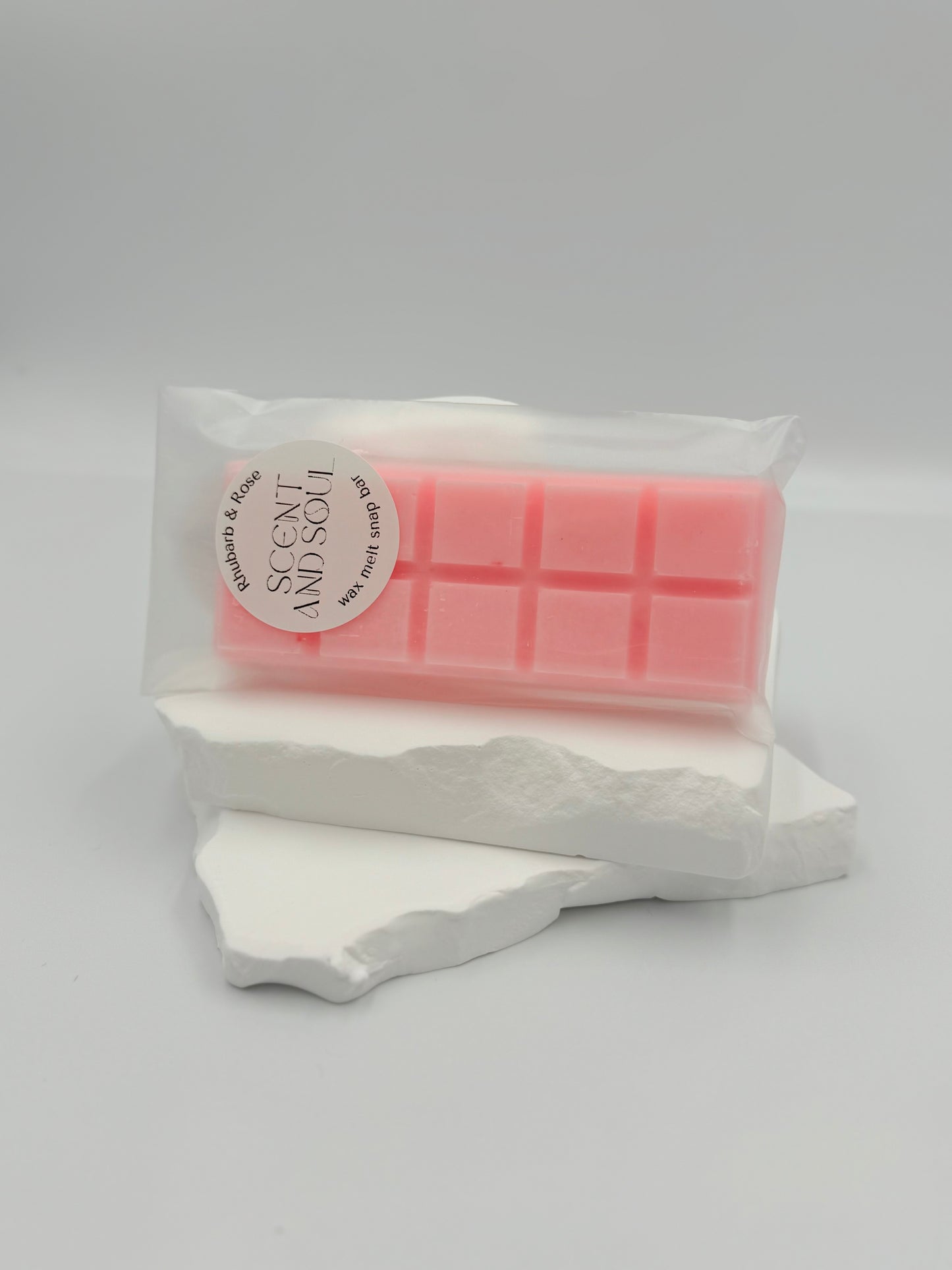 Rhubarb and Rose Wax Melt Snap Bar