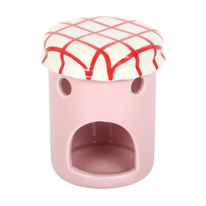 Strawberry Jelly Jar Oil Burner and Wax Warmer
