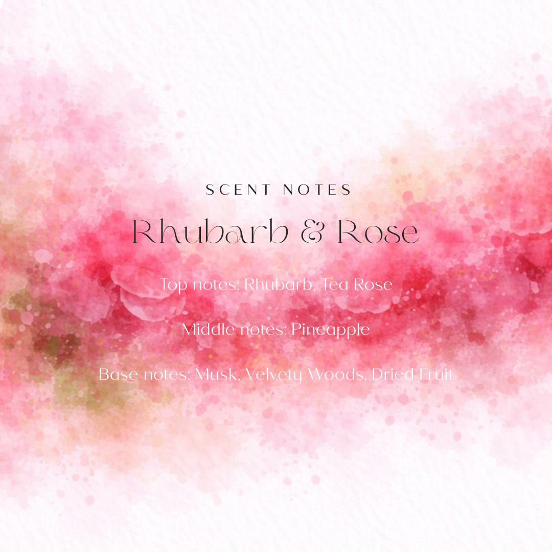Rhubarb and Rose Wax Melts