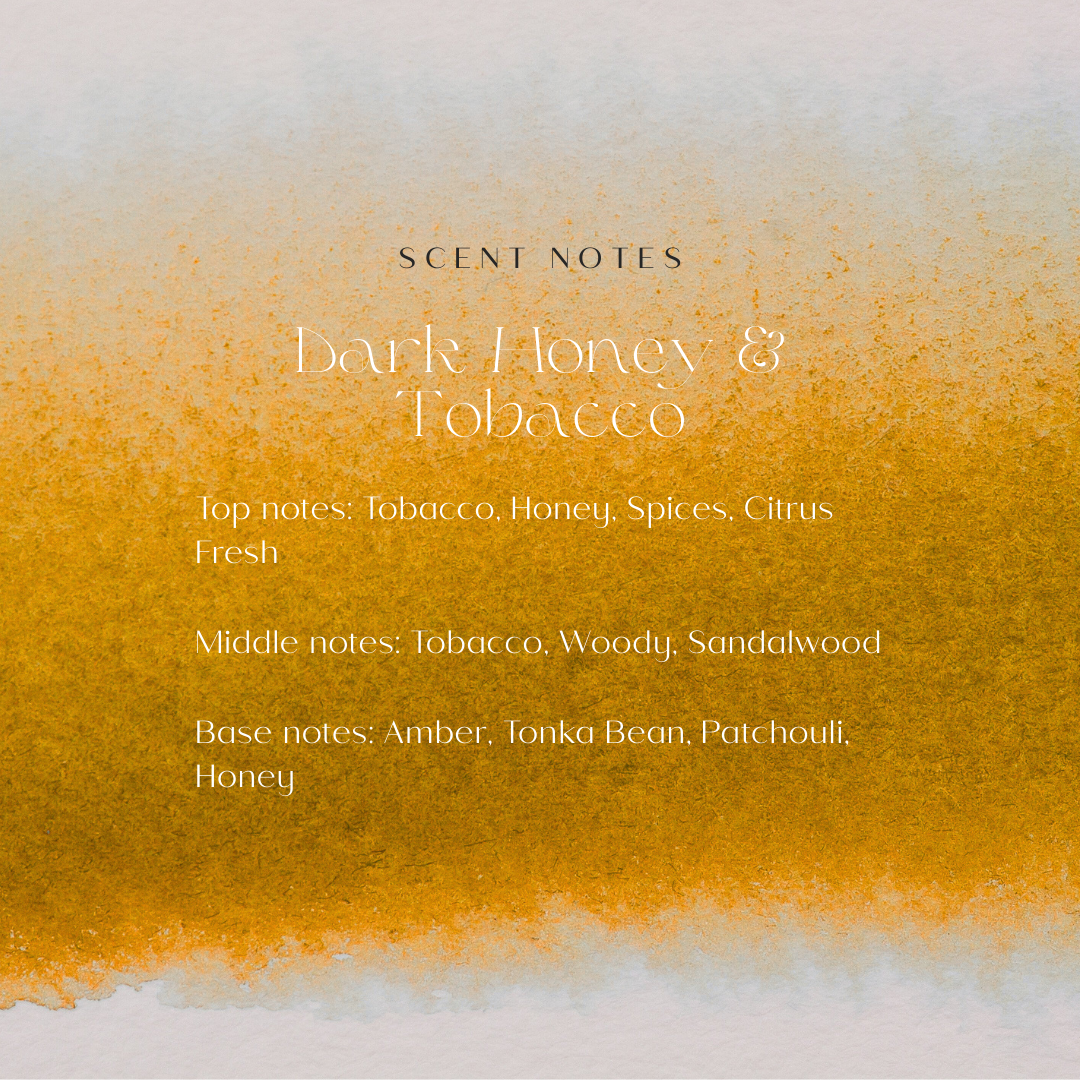 Dark Honey and Tobacco Wax Melt Snap Bar