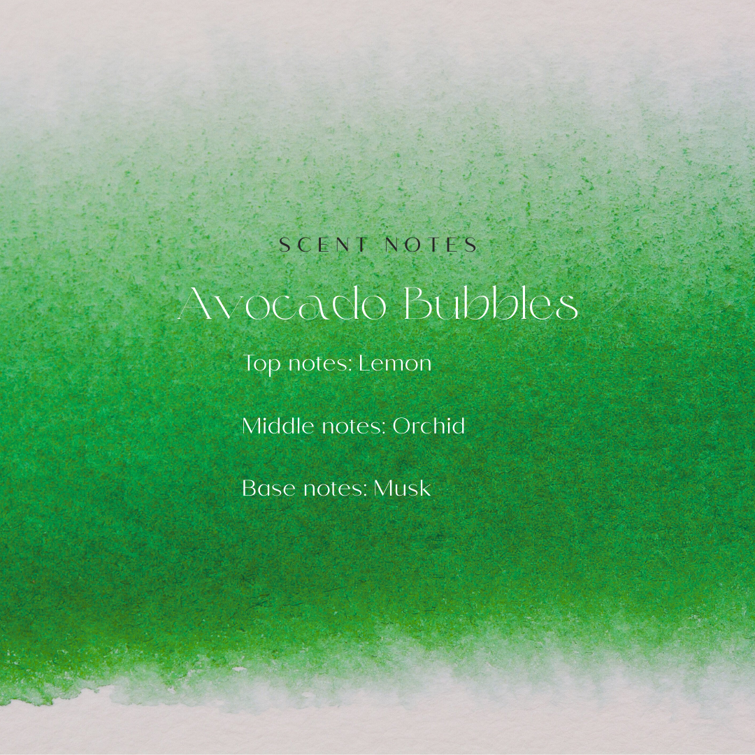 Avocado Bubbles Wax Melt Scoopies Jar