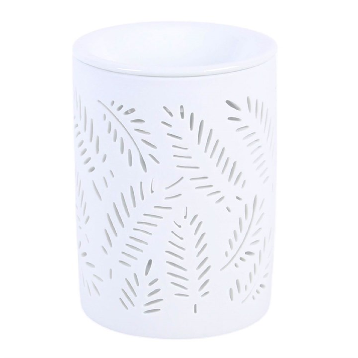 White Leafy Fern Cut Out Wax Melt Warmer