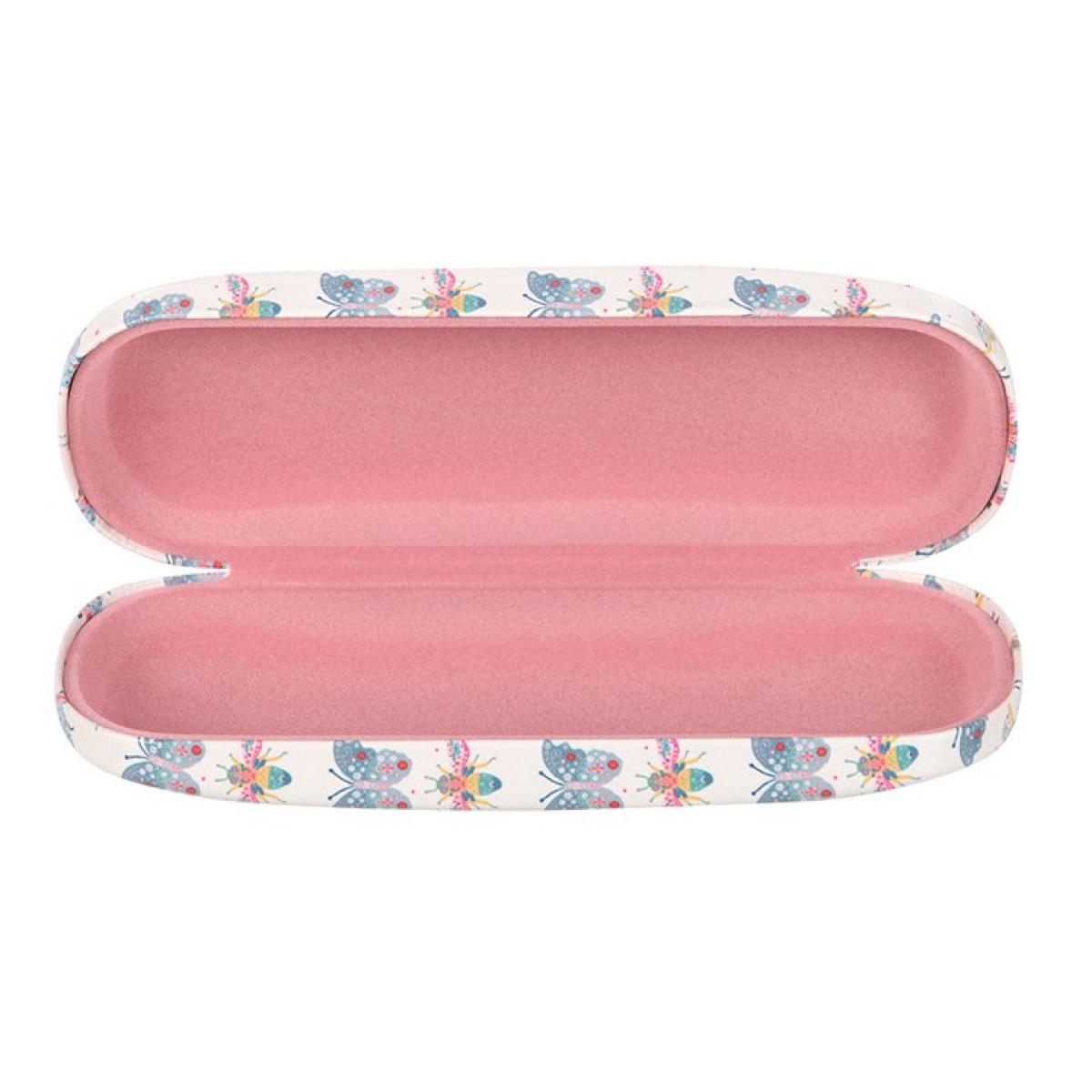 Floral Bug Print Glasses Case