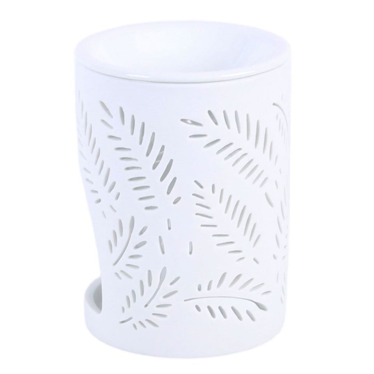 White Leafy Fern Cut Out Wax Melt Warmer