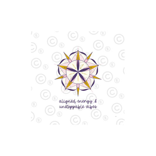 'Aligned Energy & Unstoppable Vibes' Print