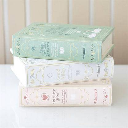White Book Shaped Storage Box