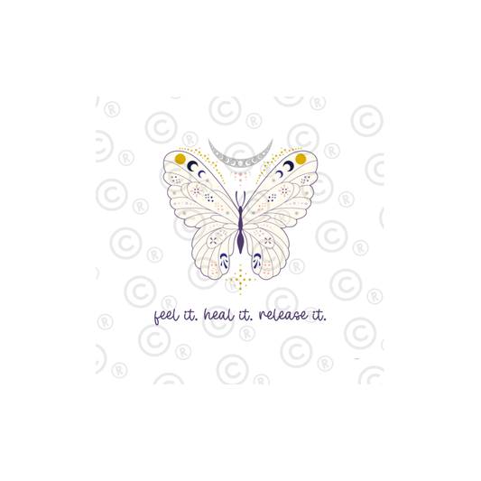 'Feel It, Heal It, Release It' Print