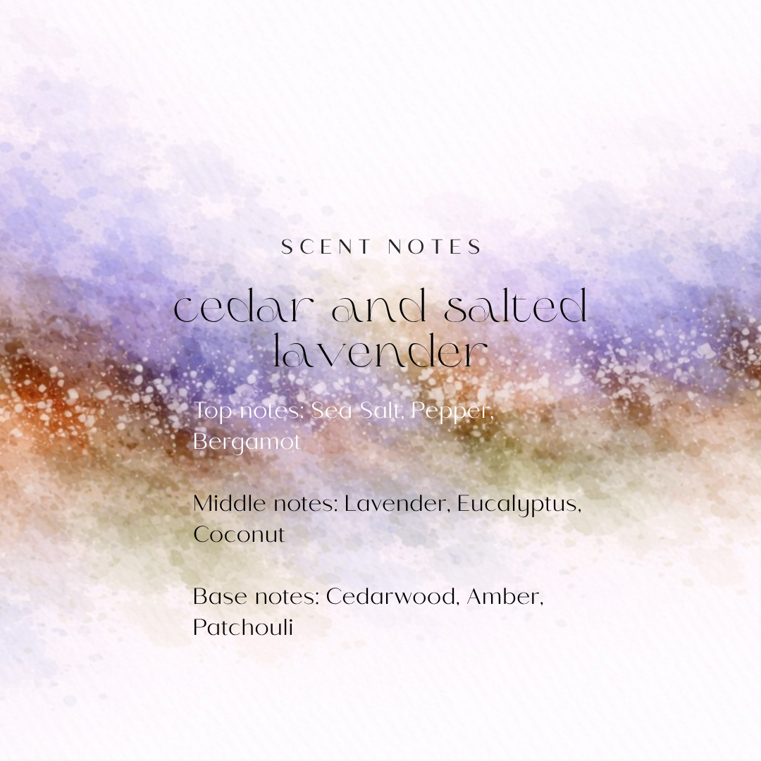 Cedar and Salted Lavender Wax Melts