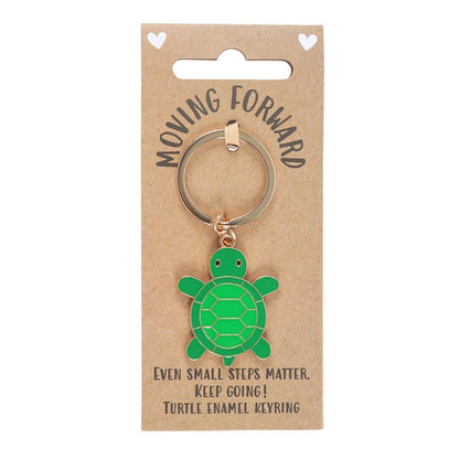 Moving Forward Turtle Keyring