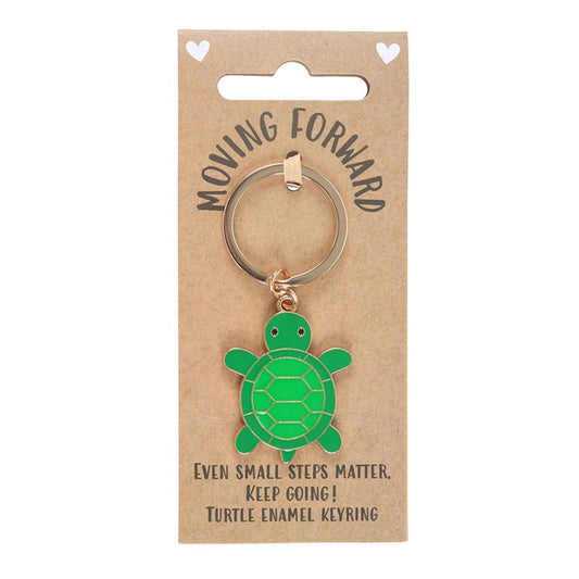 Moving Forward Turtle Keyring