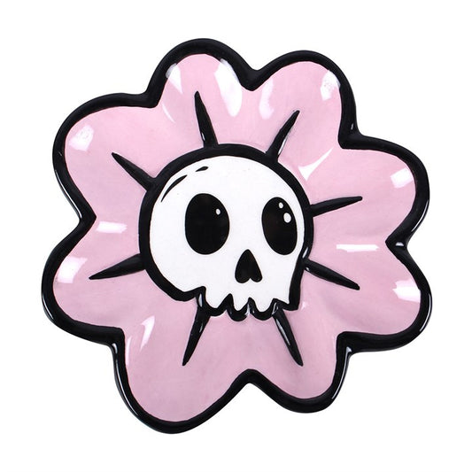 Flower Skull Trinket Dish