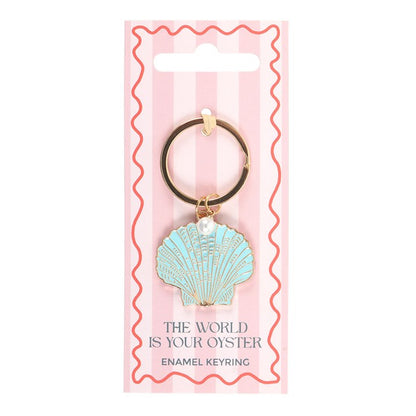 The World is Your Oyster Keyring