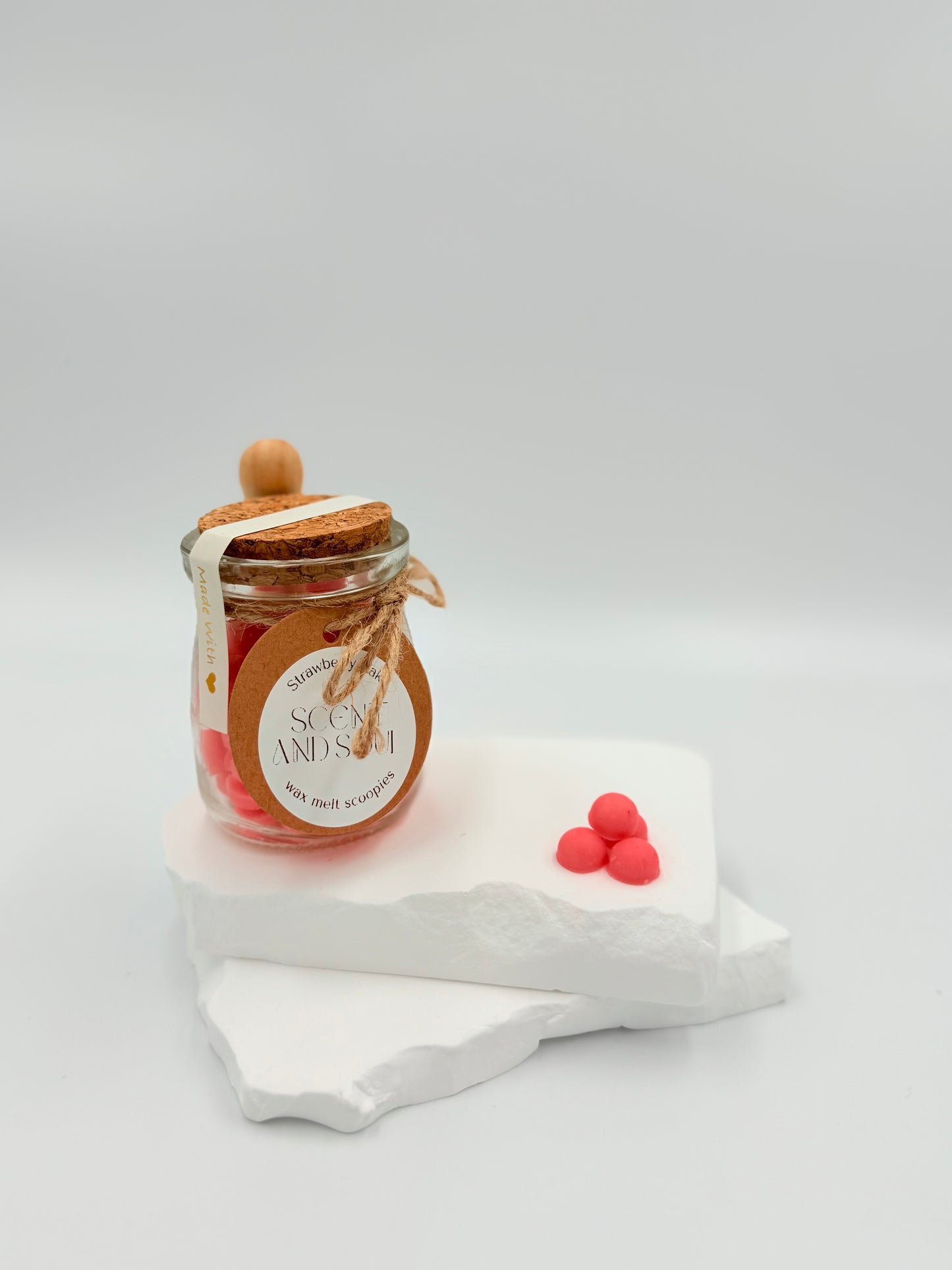 Rhubarb and Custard Wax Melt Scoopies Jar