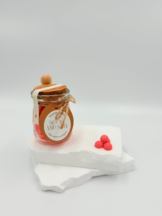 Strawberry Cake Wax Melt Scoopies Jar