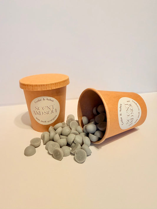 Cedar & Ashes Wax Melt Scoopie Pot
