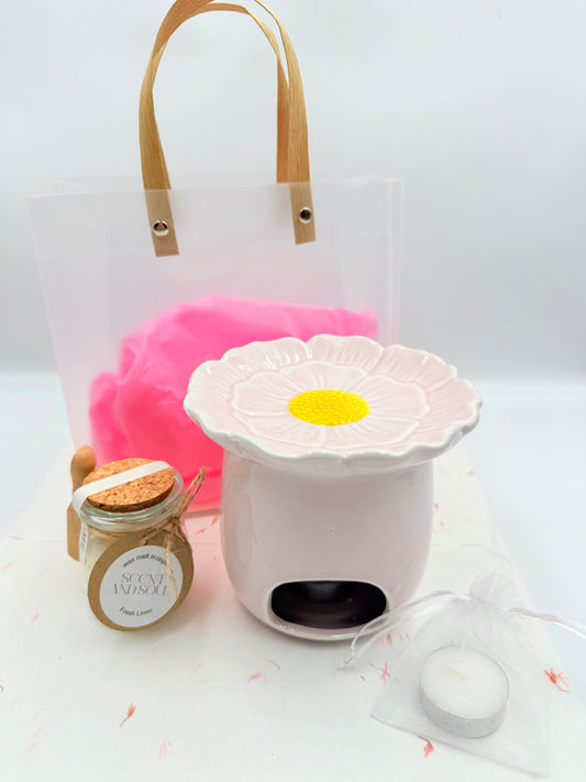 The Cosy Ritual Gift Set - Wax Melter or Mug and Wax Melt Scoopies