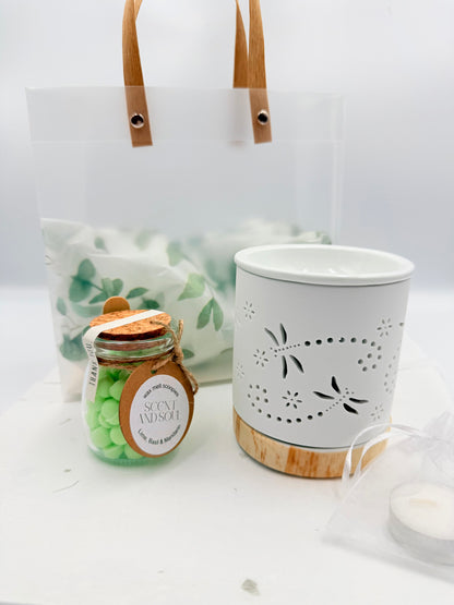 The Cosy Ritual Gift Set - Wax Melter or Mug and Wax Melt Scoopies