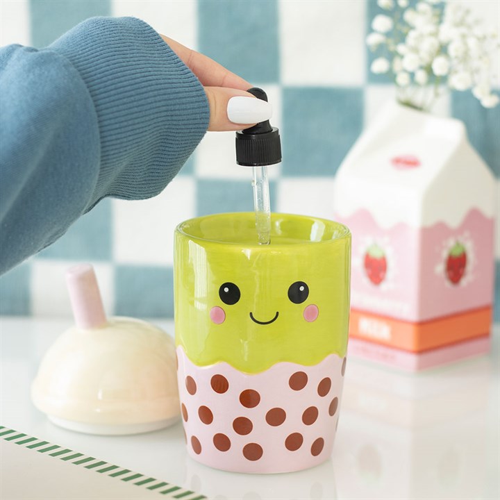 Kawaii Bubble Tea Oil Burner and Wax Warmer