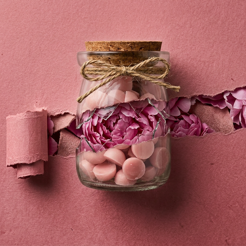 Peony and Blush Suede Wax Melts