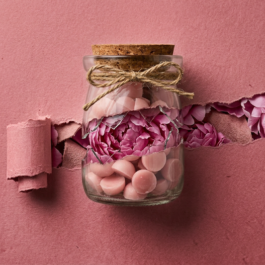 Peony and Blush Suede Wax Melts