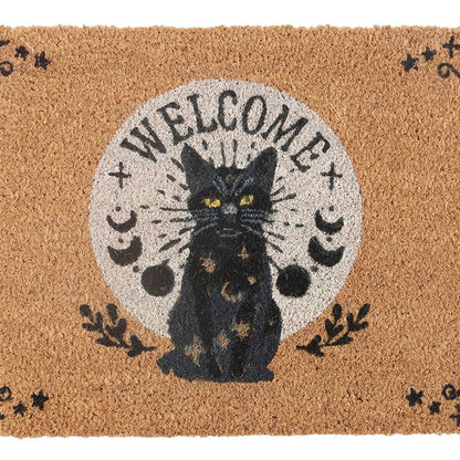 Black Magick Cat Energy Doormat
