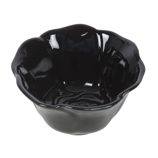 Black Rose Trinket Dish