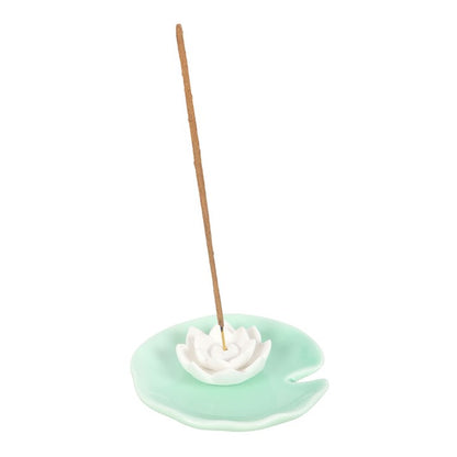 Lotus Flower Incense Stick Holder and Trinket Dish