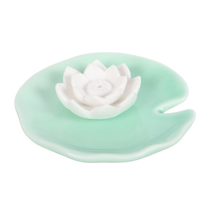 Lotus Flower Incense Stick Holder and Trinket Dish