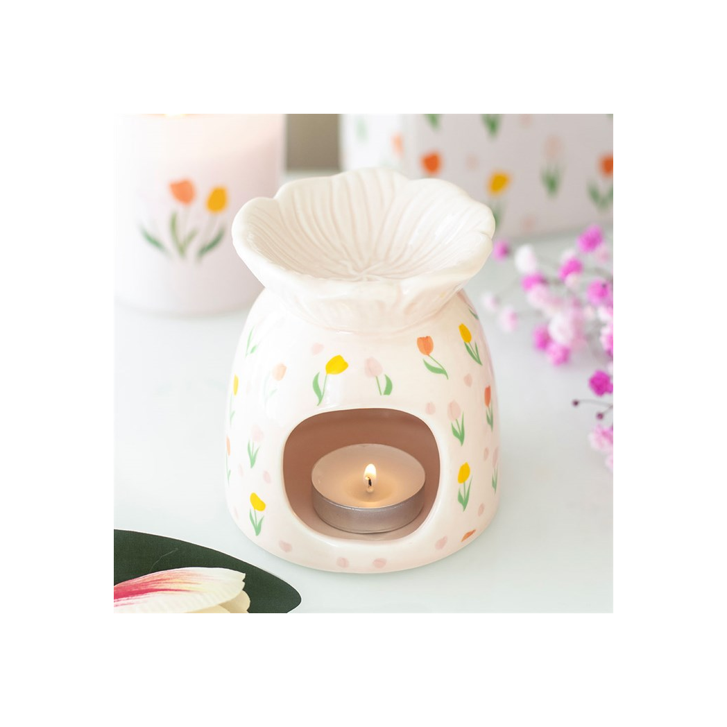 Tulip Print Wax Melt Warmer