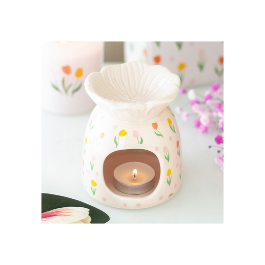 Tulip Print Wax Melt Warmer