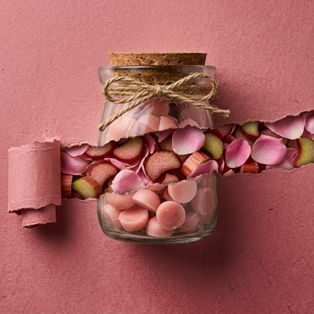 Rhubarb and Rose Wax Melts
