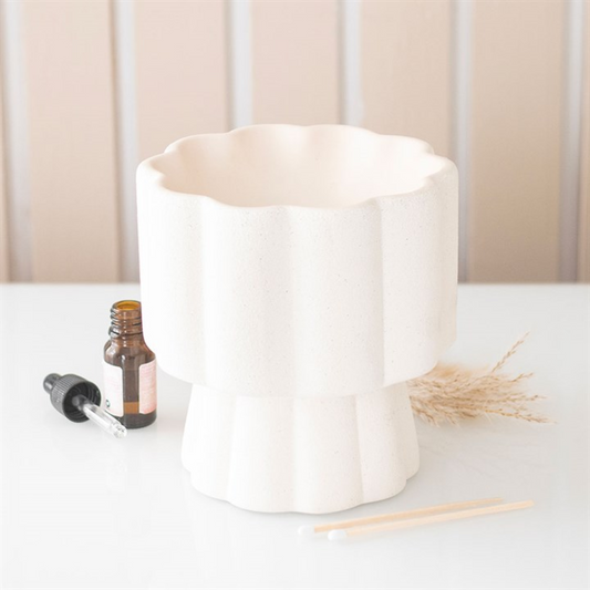 Scalloped Pedestal Wax Melt Warmer