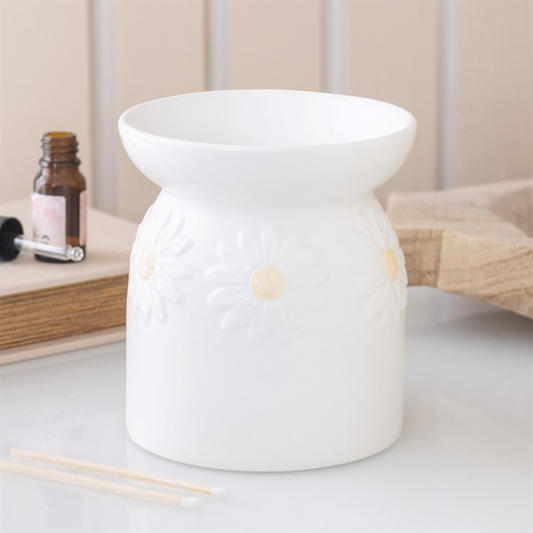 White Daisy Chain Wax Melt Warmer