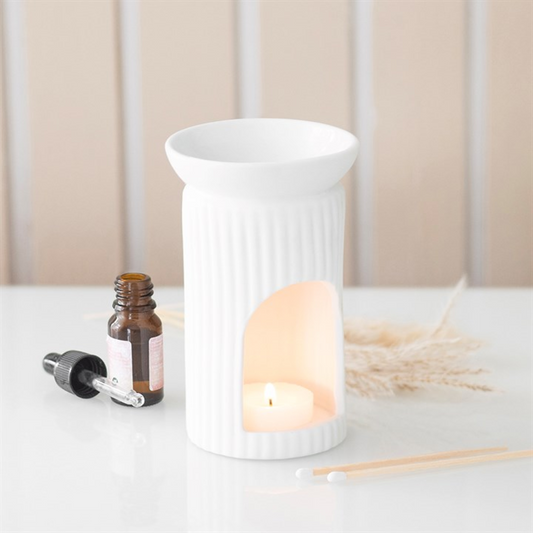 Ribbed Column Wax Melt Warmer