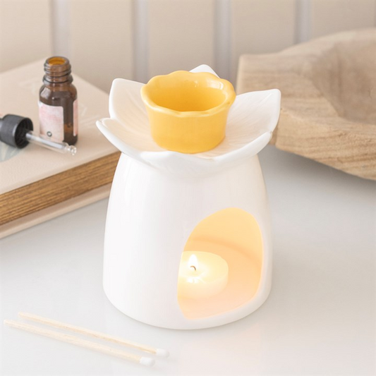 White Daffodil Wax Melt Warmer