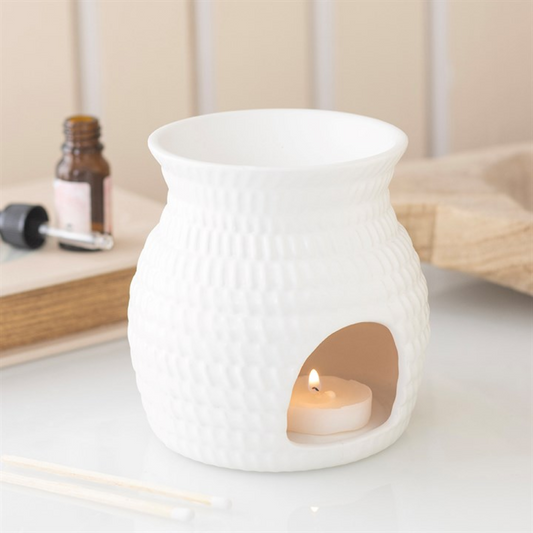 Woven Basket Effect Wax Melt Warmer